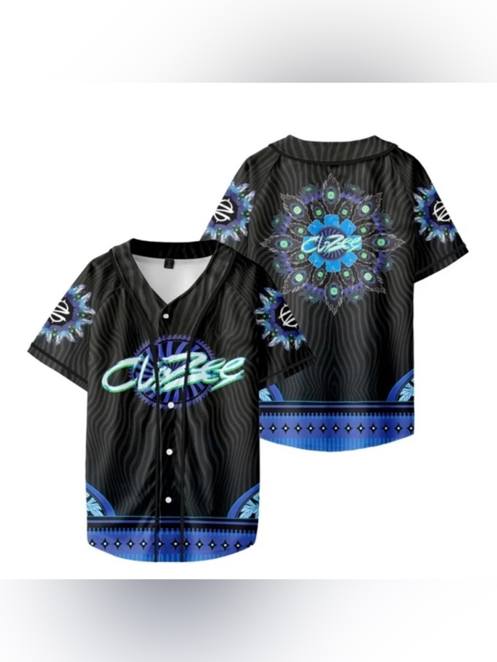 CloZee Official Merch “Flame Baseball Jersey” Unisex